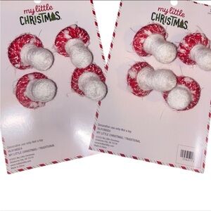 My Little Christmas Red and White Decorations